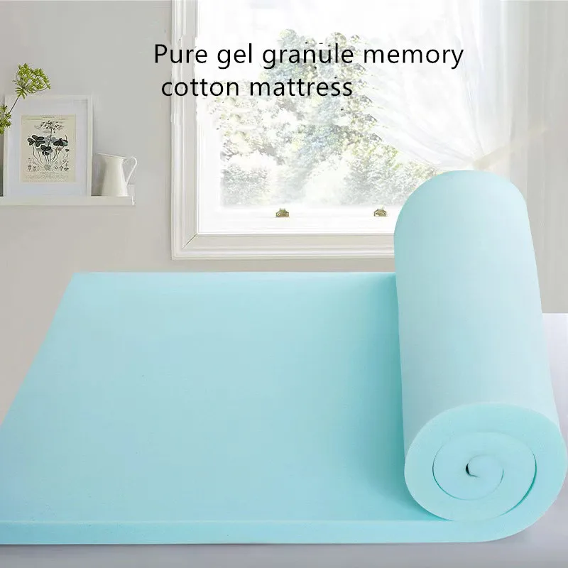 Thermostatic gel memory foam student mattress Hotel zero pressure foam dormitory thin cushion Customized mattress