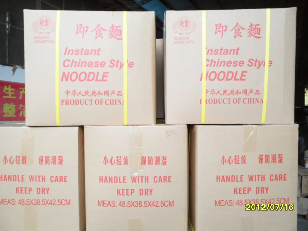 
Low-fat and Good Taste Instant Egg Noodles with 400g*50bag 