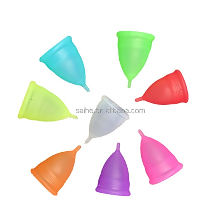 Hot Selling Eco-Friendly Reusable Menstrual Cups 100% Medical Silicone Close Fit Cup For
