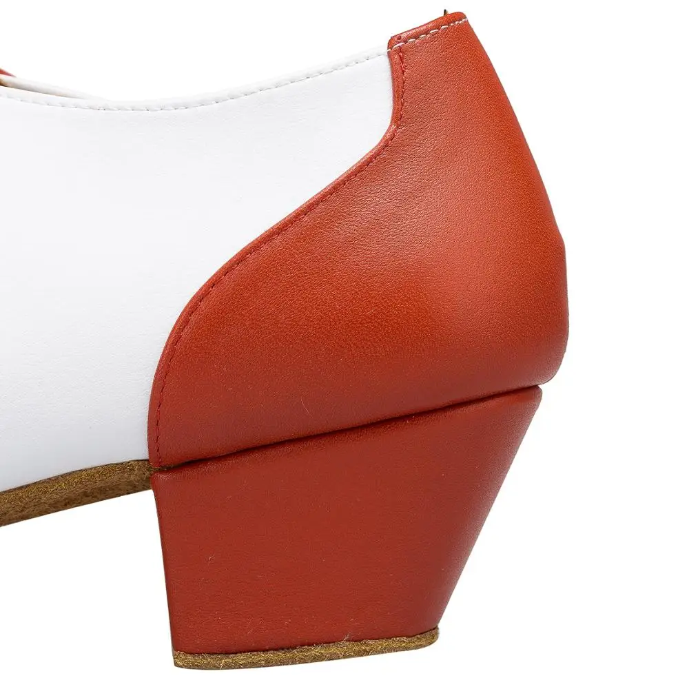 Wholesale L177 Genuine Leather  Material Red with a Height of 4.5 cm Latin Man Dance Shoes