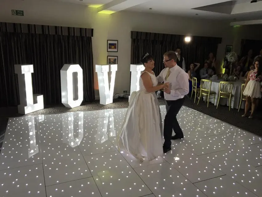 Car show nightclub disco led floor dance twinkling lights rental