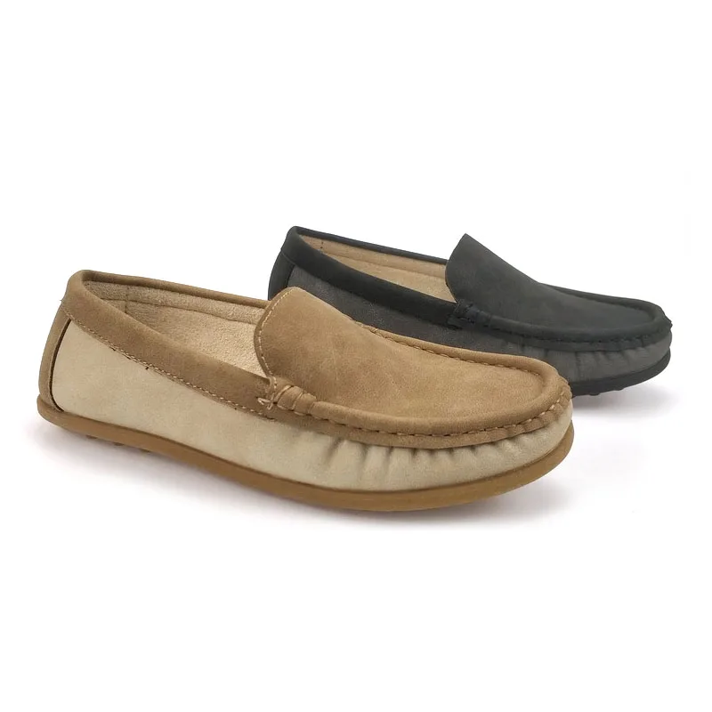 
Kids New Arrival soft Sheep and amraphel bowknot Moccasin Gommino Fashion Flat Loafers walking Boat shoe for boys 