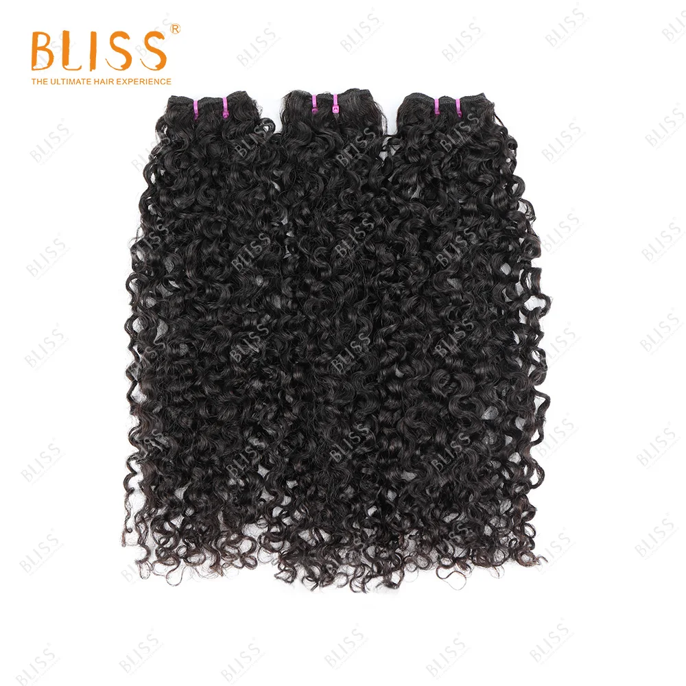 Bliss 10a 100% remy pixie curl Cuticle Aligned Double Drawn brazilian human Hair
