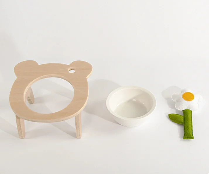 Good quality pet feeder toy pet bow feeder ceramic bowls pets