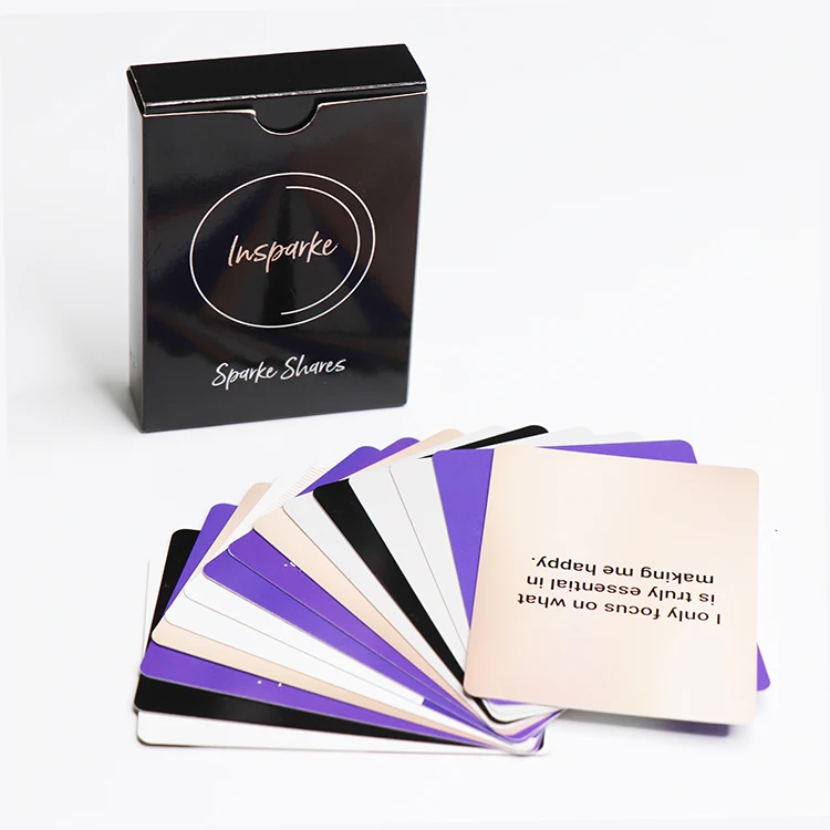 Custom Your 52 Piece Empowering Affirmation Cards for Motivation & Manifestation Daily Positive Affirmation Card Set