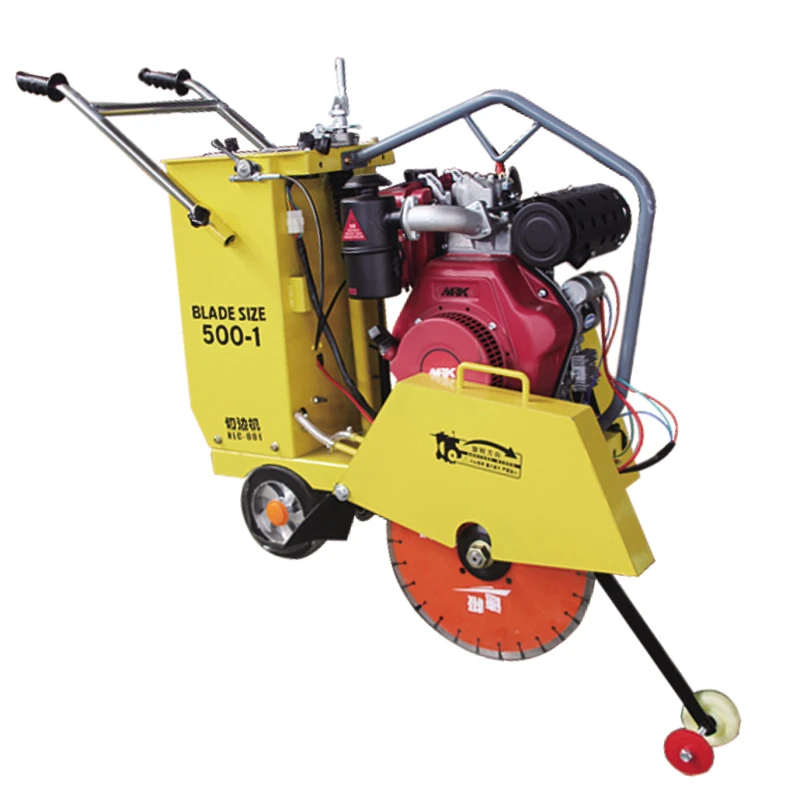 BISON concrete walk behind saw cutting machine petrol road cutter