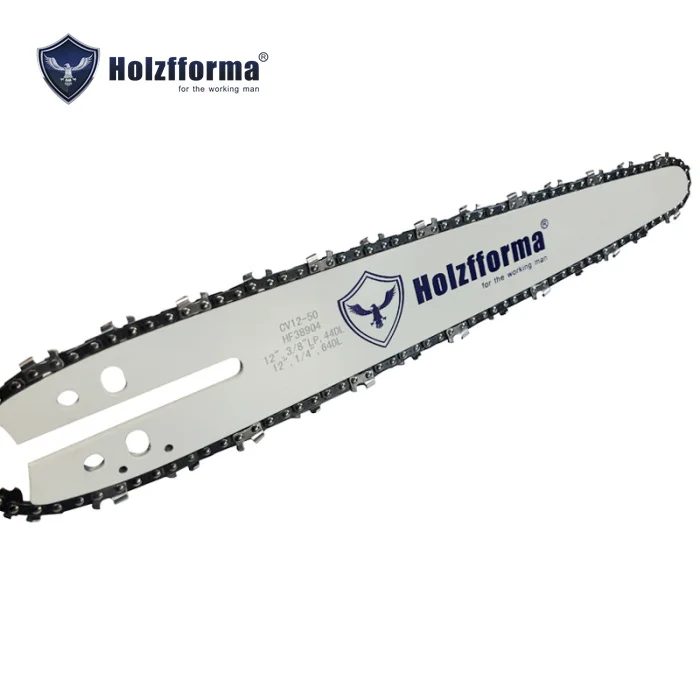 12inch 1/4' .043' 64 Drive Links mini bar Carving Bar Hard Nose Guide Bar & Semi Chisel Saw Chain