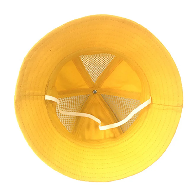 
Custom Kid children Protective Cotton Bucket Hat Make Your Own Hat With Wide Brim 