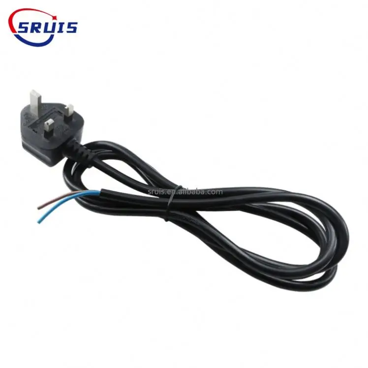 Figure 8 Connector Uk Plug 15M Ac 250V 3 Pin Laptop 3A 3Prong Tv Wire 6F Fuse Ukca Power Cord With Iec Appliance Outlet C7