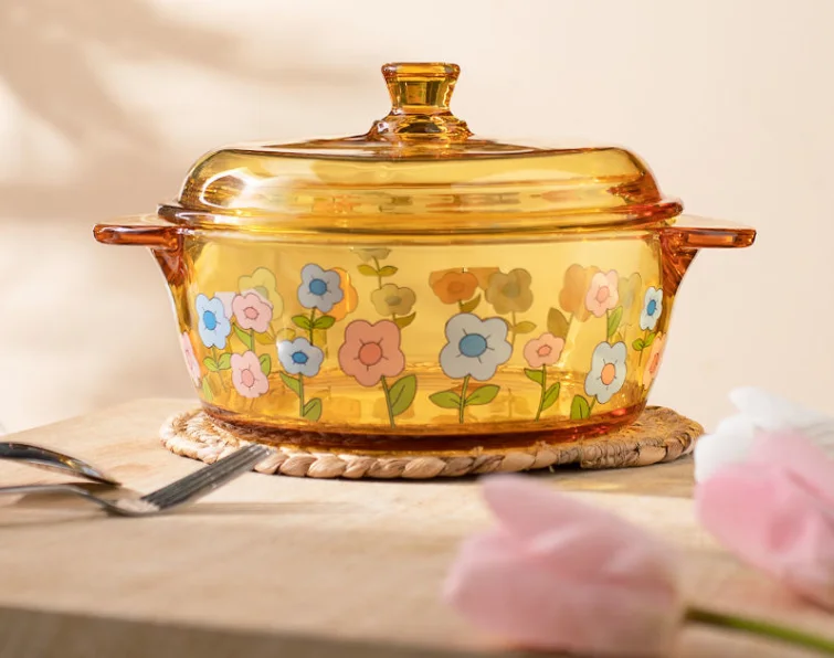 Amazon Seller Bowl Kitchen Glass Bowl Fruit Sugar Milk Salad Bowls With Lid