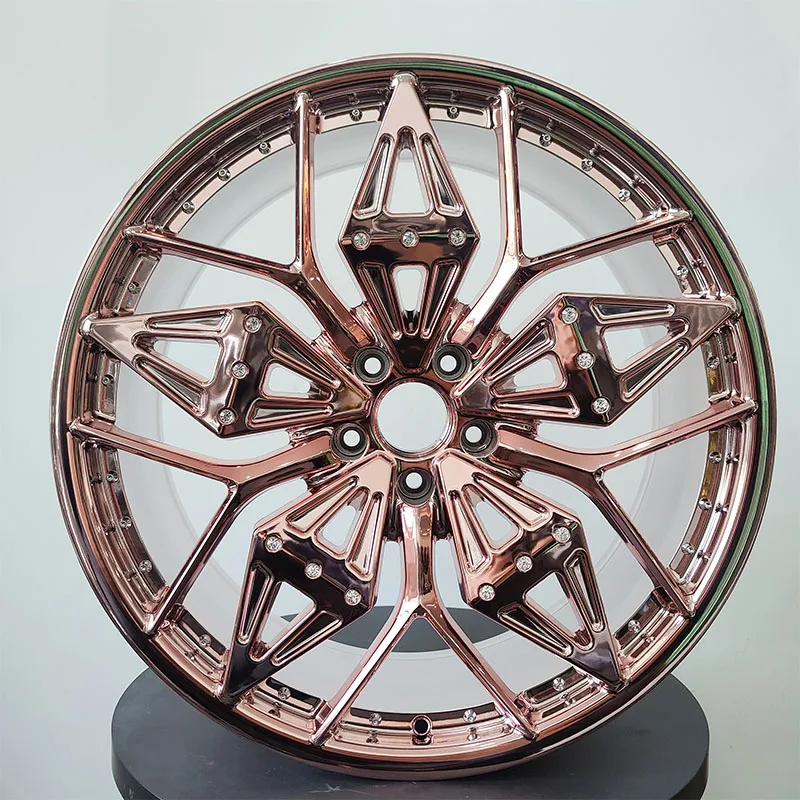 Popular custom forged alloy wheels 22 23inch plating rims