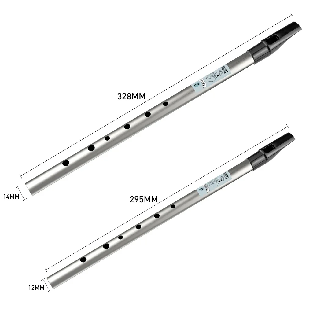 Irish Whistle Flute C/D key Ireland Flutes Tin Penny Whistle 6 Hole Flute Musical Instrument