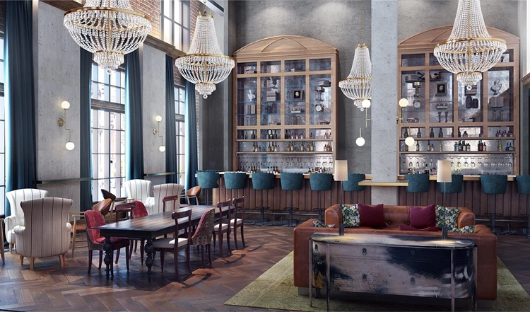 Professional Showroom Architect Interior 3d 3D Interior Rendering Services Design Service for Villa