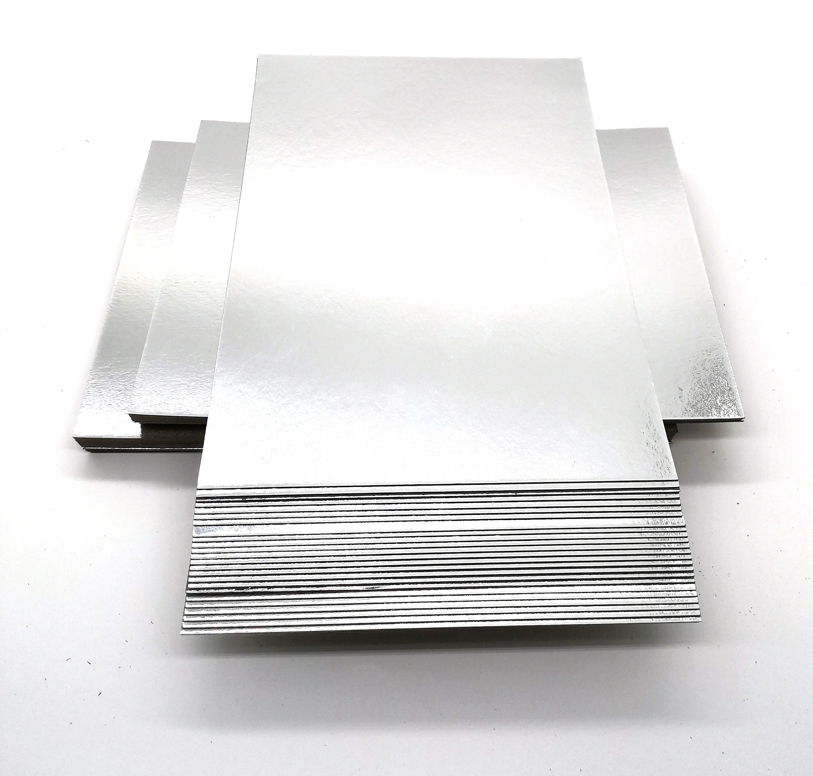 Recycled Paper Board Mills Silver Metalized with Grey Back