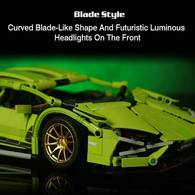 Technical Famous Car Series Model Remote Control Electric Version Competitive Racing Building Blocks Boys Favorite Assembly Toys