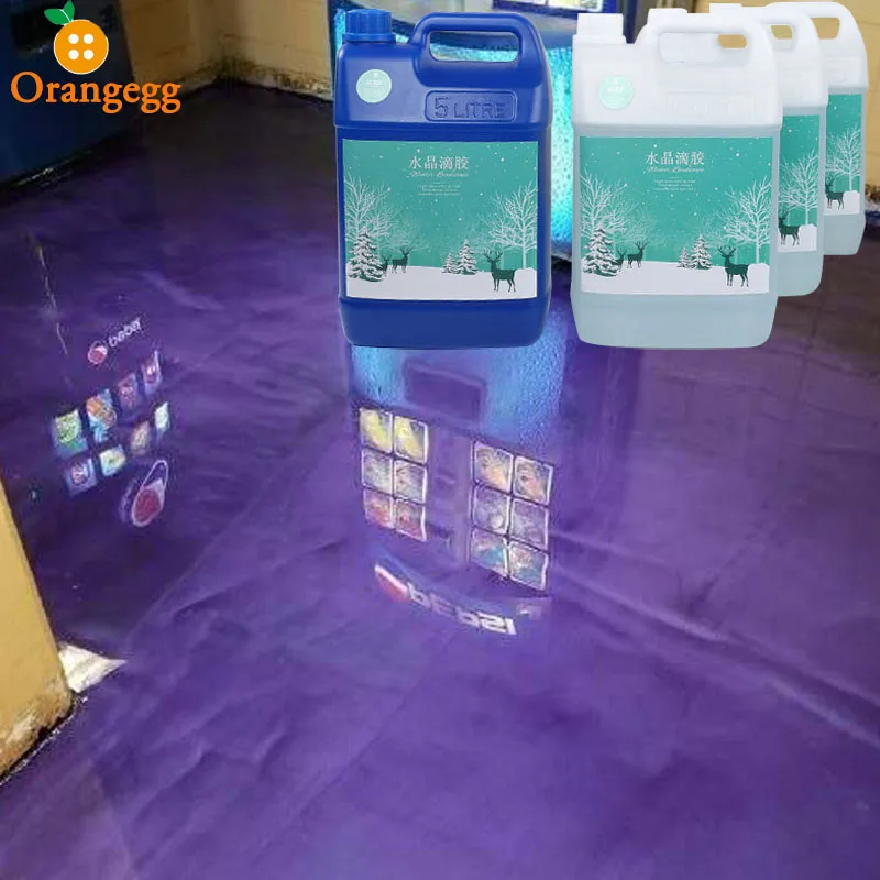 Orangegg Hot Sale Professional Factory Manufacturing Epoxy Metallic Floor Paint Floors
