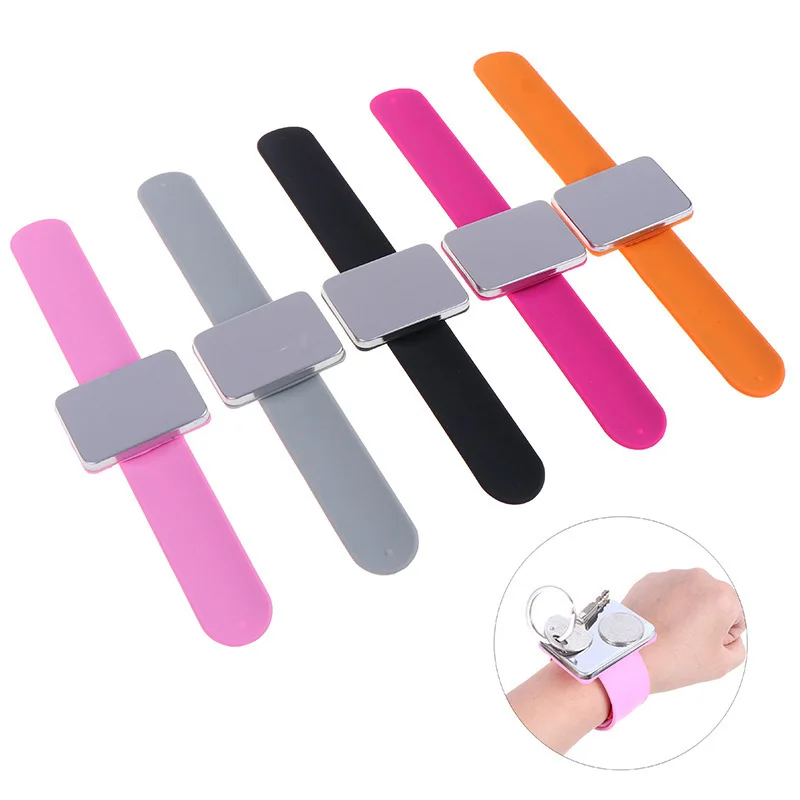 Hot Selling Watch Silicone Band Magnetic Hair Pins Bracelet For Beauty Salon