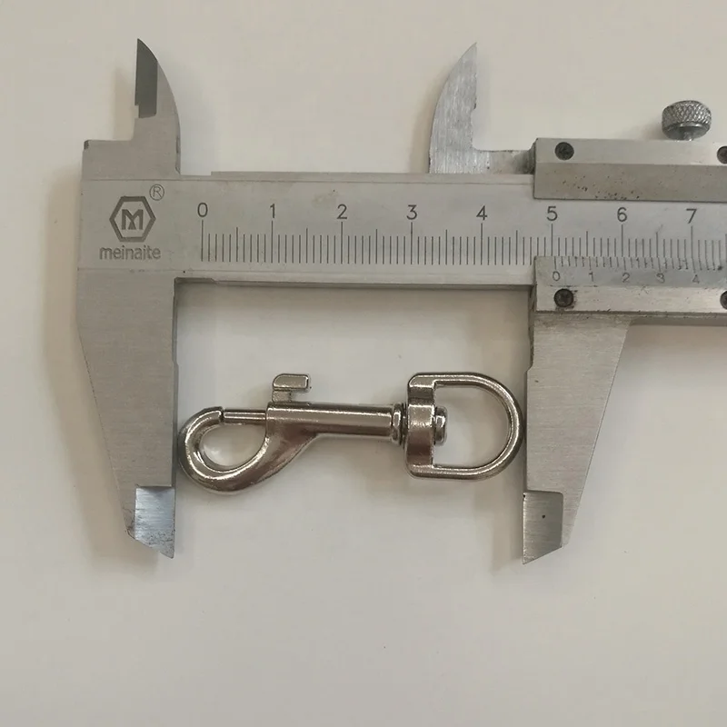 wholesale zinc alloy pet dog clasp chain hook clips bag chain accessories promotional gift customized logo buckles strong heavy