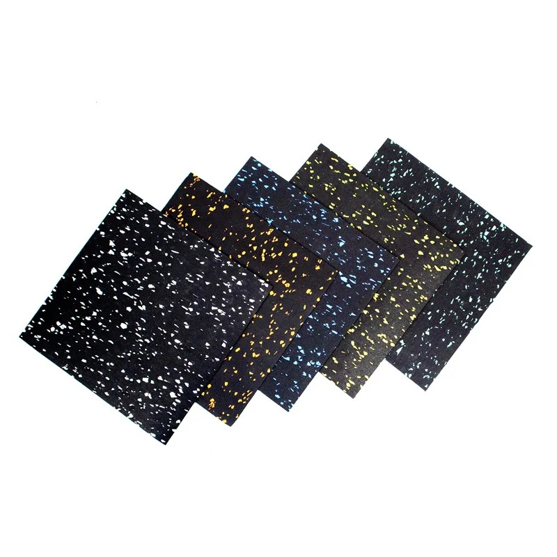 20mm Indoor Safety Anti-slip Rubber Tiles Flooring with Buckle Sports Anti-vibration Cushioning Gym Rubber Floor for Gym