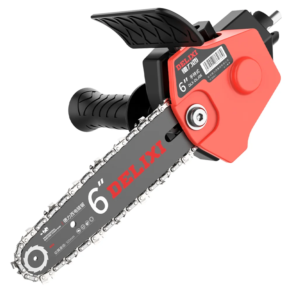 NAWIN Wood Cutting Tools 6 inch Mini Electric drill to Chain Saw Adapter Attachment for Garden