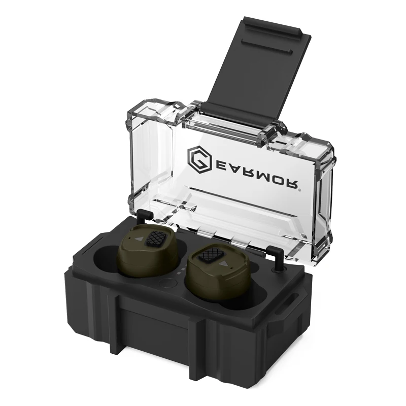 Earmor M20T NRR 22 noise cancelling tws earphone shockwave headphone bluetooth firefighting mining shooting factory