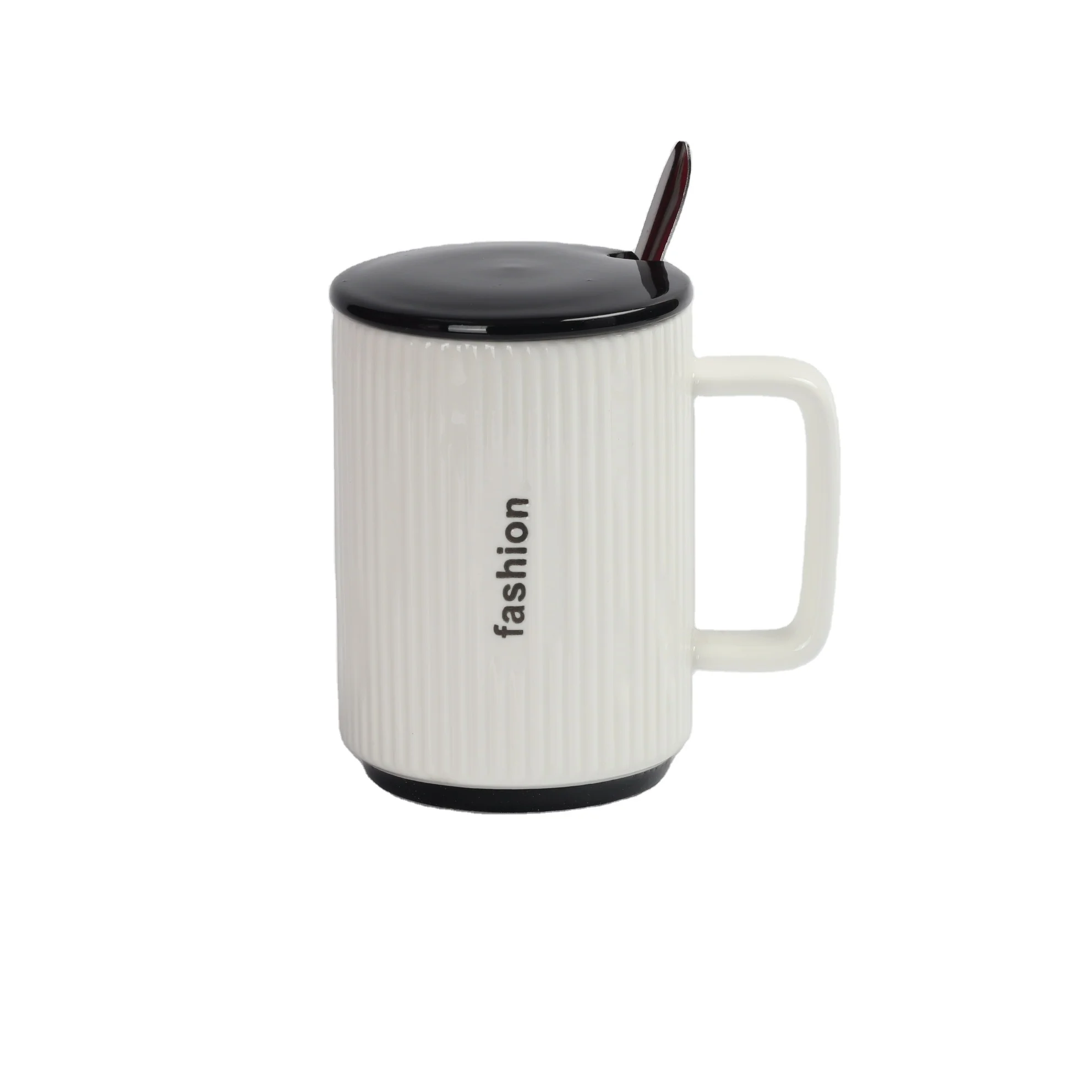 Multicolor mug wholesale ceramic manufacturers coffee cup texture tea cup with lid