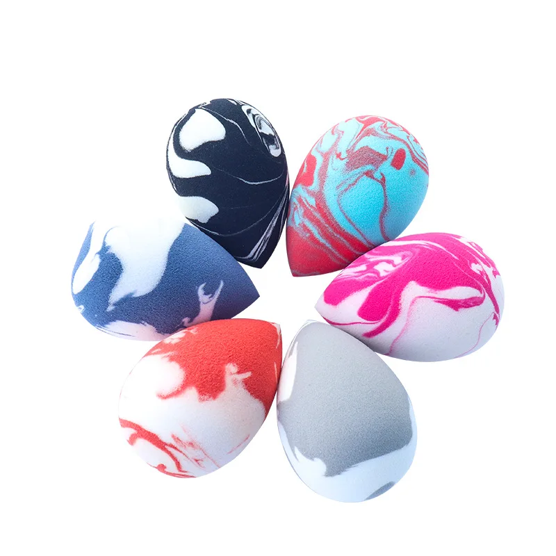 Facial Sponge Customized Makeup Foundation Puff Air Cushion Powder Puff With Satin Ribbon - Buy Facial Sponge,Customized Makeup