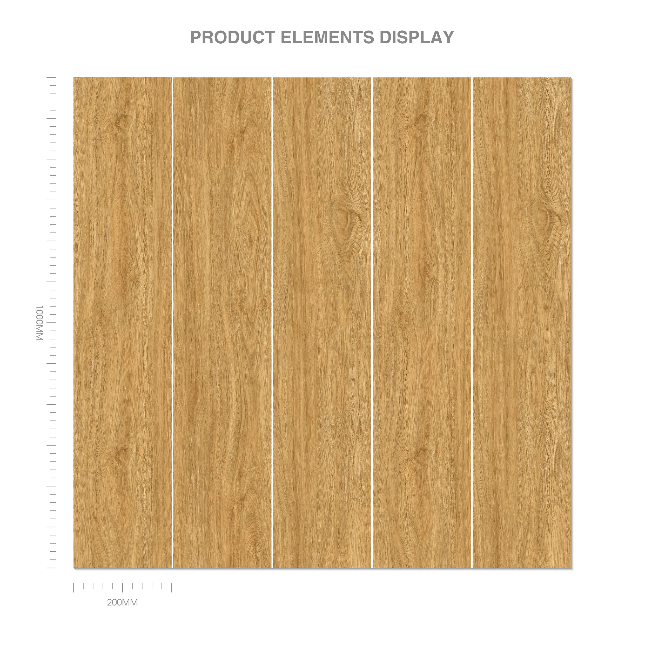 Cheap ceramic wood floor tile bedroom  Low price high quality easy to install indoor 200*1000 porcelain floor Tile