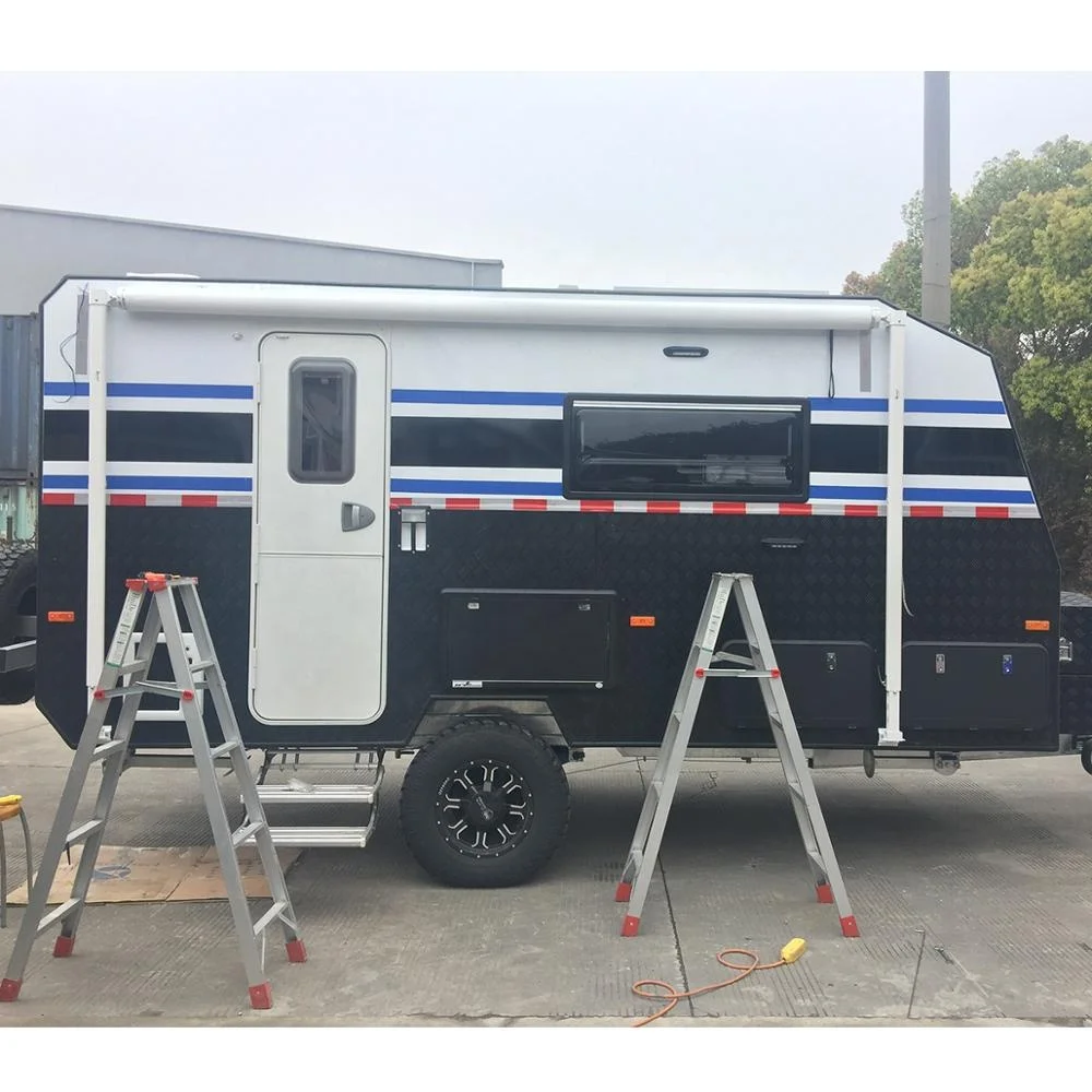 Rol up trailer Rv camper caravan awning with fabric for replace