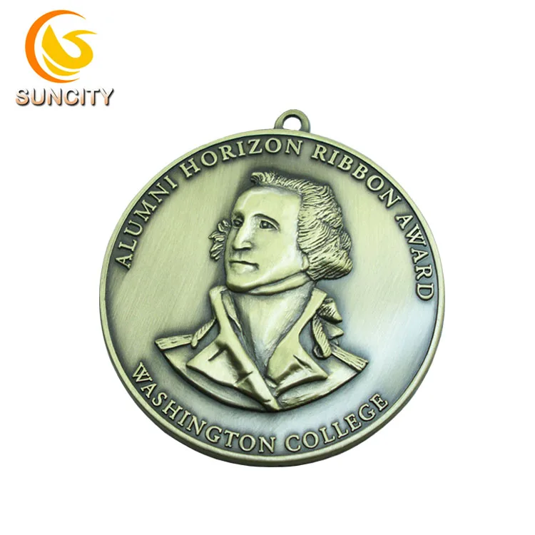 Design zinc alloy copper Brass No Minimum Order custom fiesta Sport military OEM 3D medal