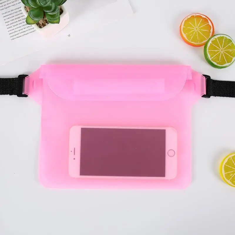 Waterproof Pouch with Adjustable Waist Strap ECHTPower Waterproof Bag with Fanny Pack Screen Touch Dry Bags Outdoor Water Sports