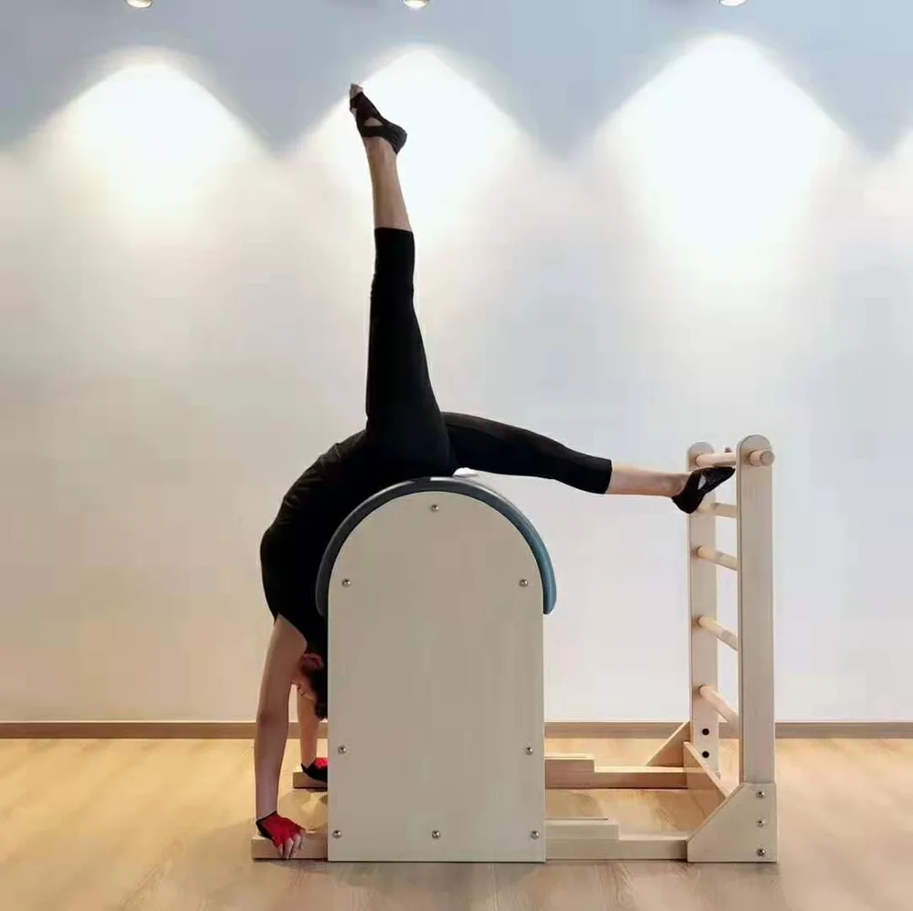 Оптовая продажа, высококачественный музейный центр Yogo, домашний реформер, оборудование для тренажерного зала, металлическая и деревянная лестница