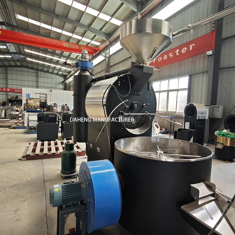 stainless steel drum Roaster Machine for coffee frying comber with app Green Beans coffee roaster