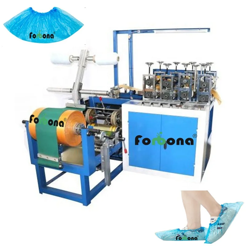 
china manufacturer high quality automatic pe shoe cover making machine for disposable use hot sale 