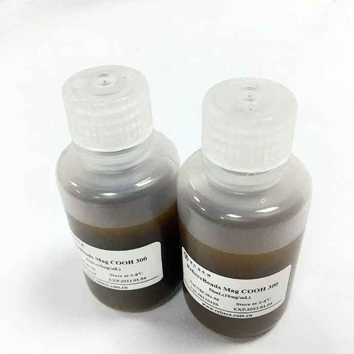 Carboxyl coated magnetic nanoparticles beads for DNA isolation with professional factory