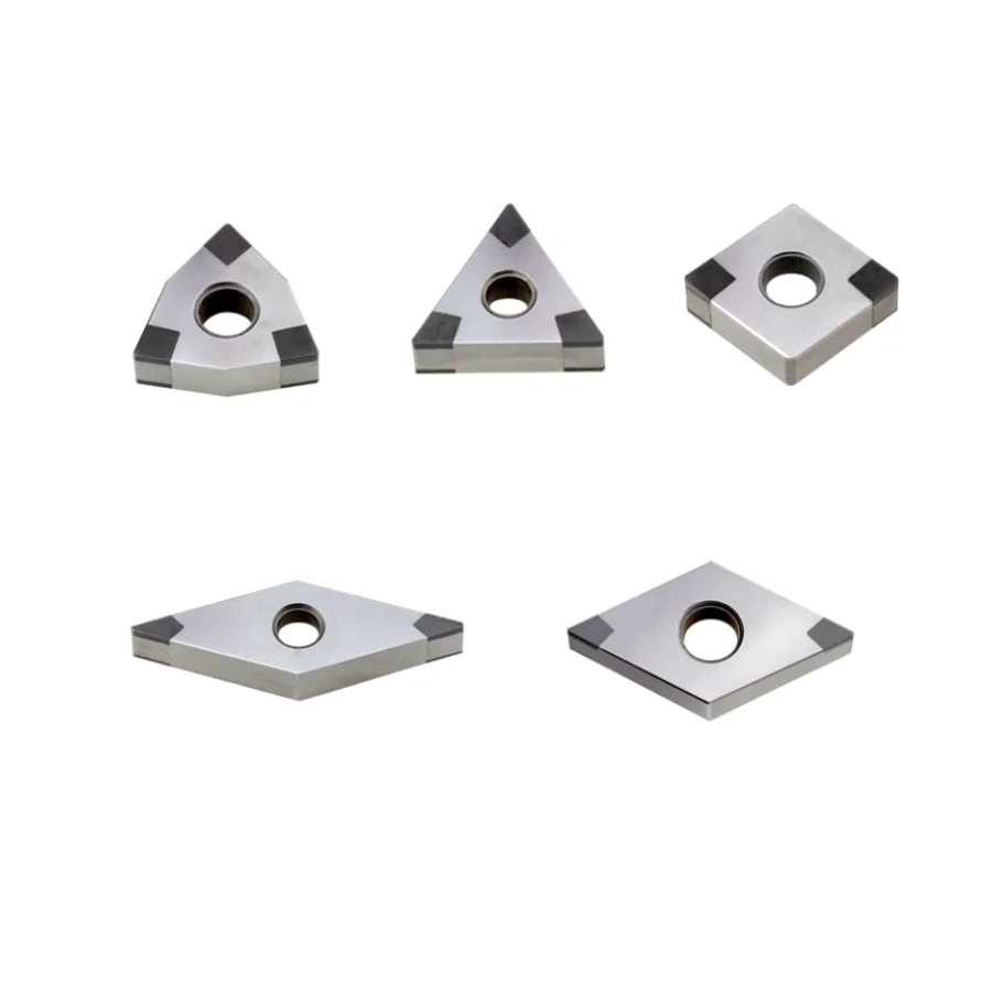 High Quality CBN Material TNGA WNGA CNGA VNGA DNGA Cubic Boron Nitride Indexable Turning Inserts for Steel and Cast Iron
