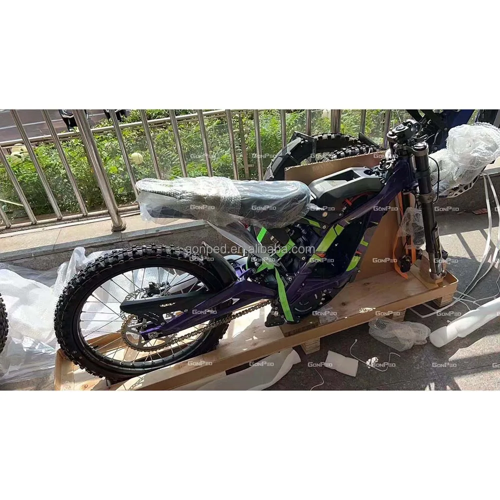 6000W Suron Light Be X 60V 40AH Off Road Electric Dirt Bike LBX Mountain Electric Motorcycle For Racing