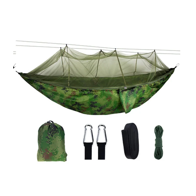 Наружный кемпинг армейский зеленый 120T двойная переносная противомоскитная сетка