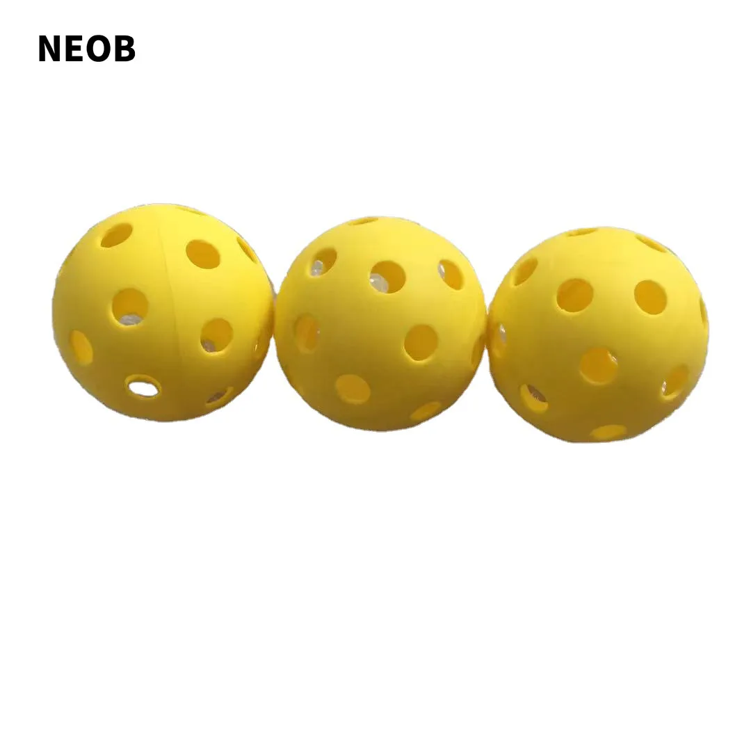 Pickleball Balls Set Durable Nice Bounce High Visibility Pickle Ball with Mesh Balls Bag for Outdoor and Indoor Courts Uniker