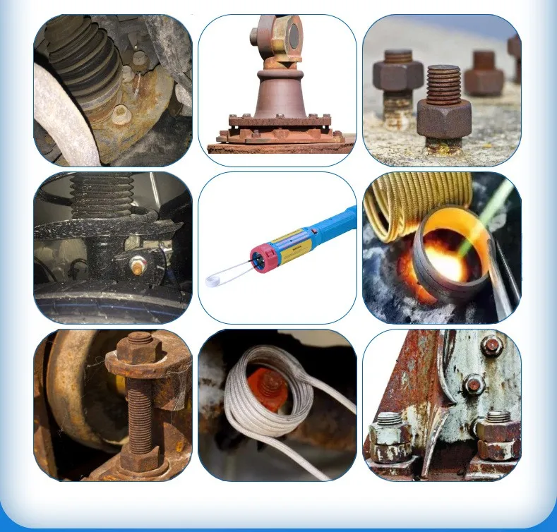 Logo Custom LED Magnetic Heater 1000W Professional Rusty Heating Bolt Induction Heater Remover Induction Heater