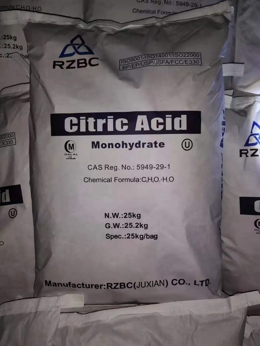 High Quality Best Price 25kg Citric Acid Cas 77-92-9 Citric Acid Anhydrous In Stock Food Additives C6H8O7 C6H10O8