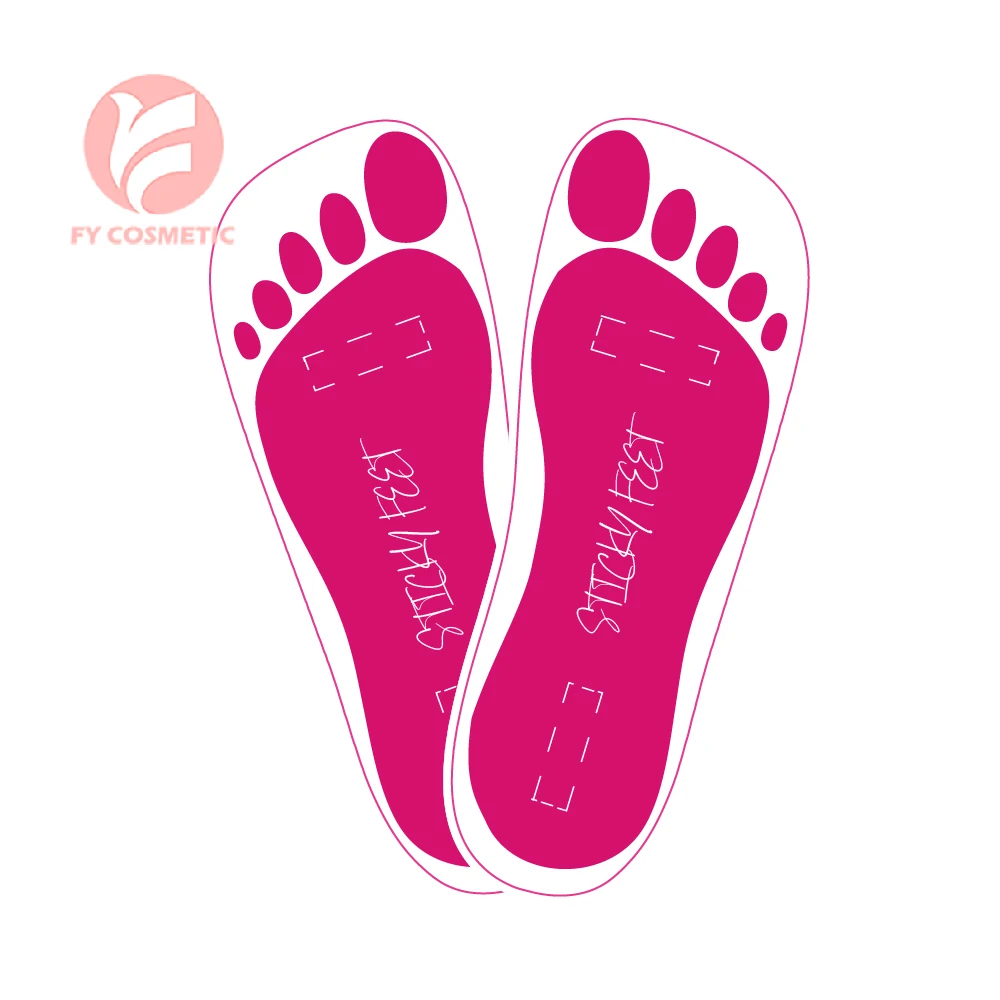 RTS The Most Economical Feet Protectors 100% Recyclable Black Pink Beauty Disposable Spray Tanning Sticky Feet Pads