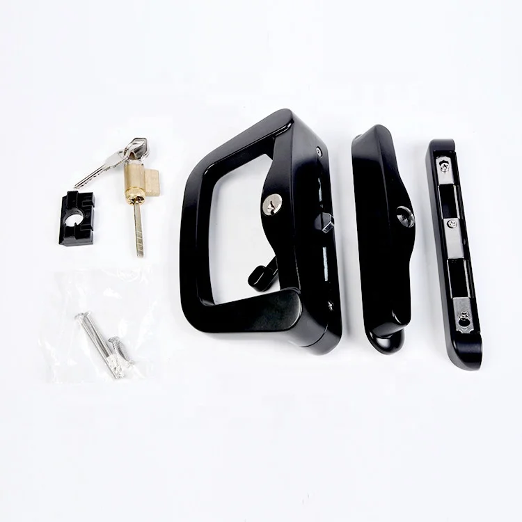 Zhen Jian B152 Door Security Lock Sliding Door Pull Handles Lock Modern Zinc And Aluminium Door Hardware Accessories