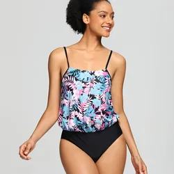 Bikini Euro American sexy one piece printed swimsuit Women Beach Bikini