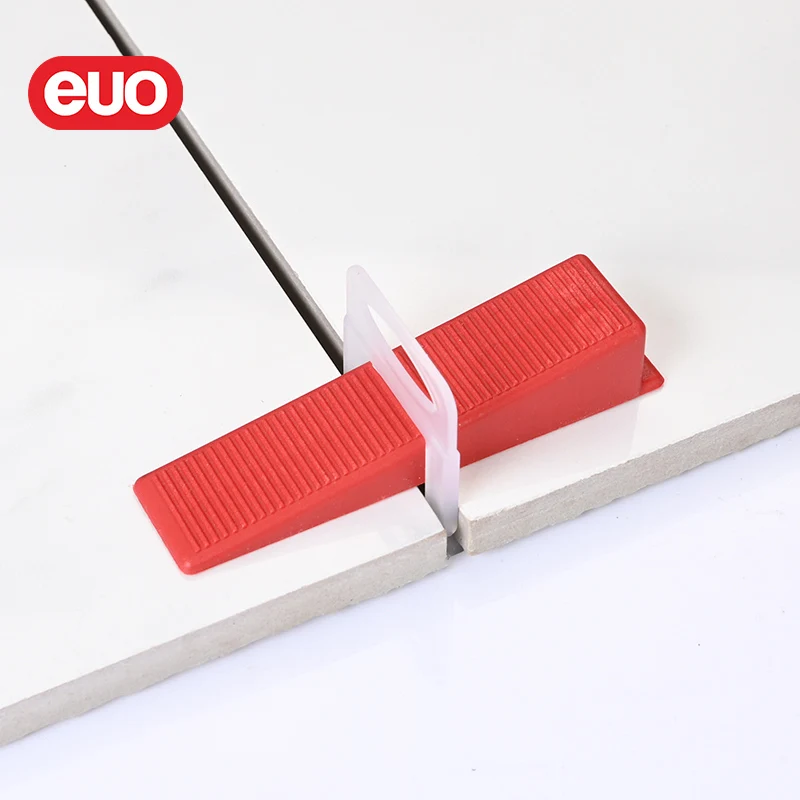 EUO wholesale tile leveling system tile spacer 1.5mm with tiling clips and wedges