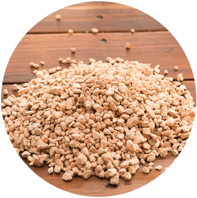 Diatomite granule horticultural cultivation matrix flower pavement 1-3-6 various specifications