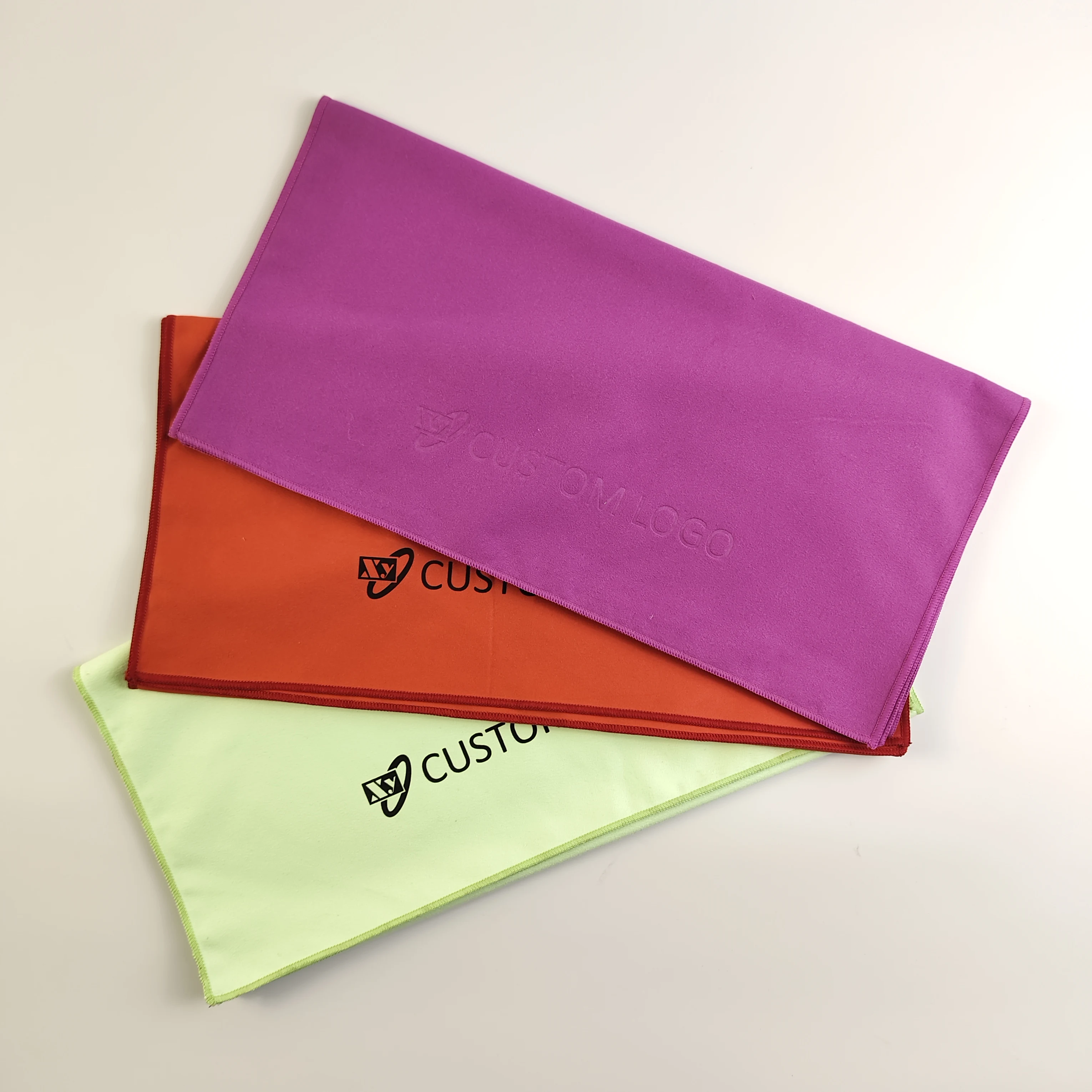 Custom Absorbent Sweat Quick Dry Microfiber Suede Yoga Fitness Exercise Gym Travel Towel Personalized Microfibre Sports Towel