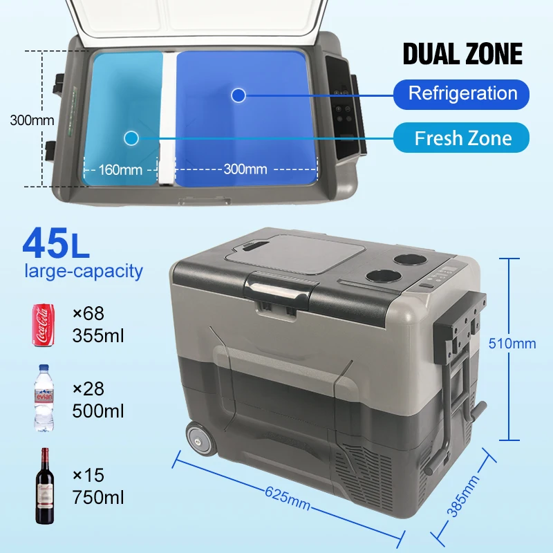 ice making  coke camper dc 12v fridges