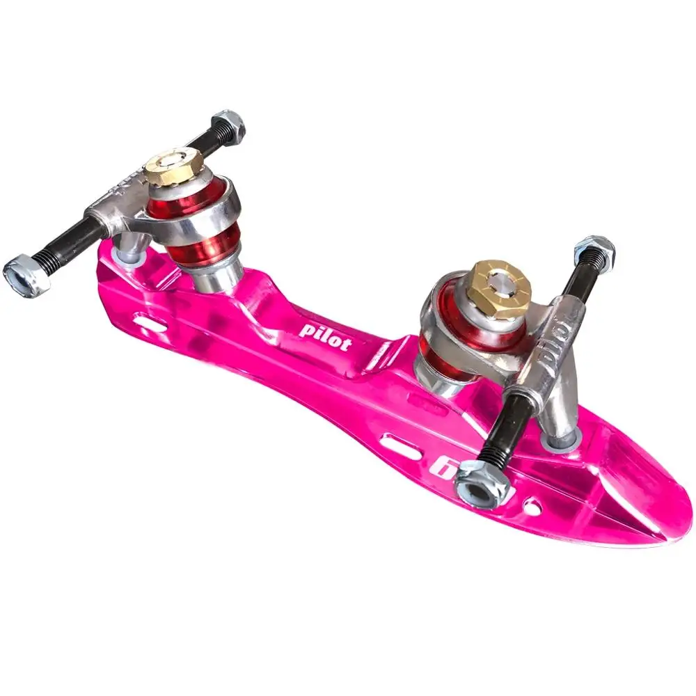 CNC Aluminum Frame Quad Roller Skates COLORFUL QUAD SKATE PLATE