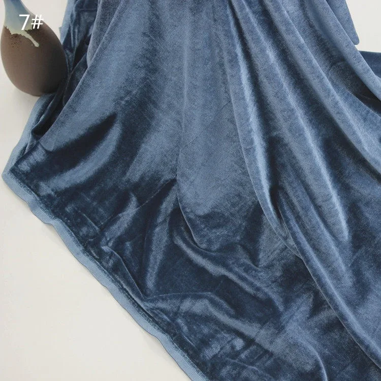 Polyester spandex Velvet dress stretch velvet Christmas jewelry box Cushion Cover velvet sofa set